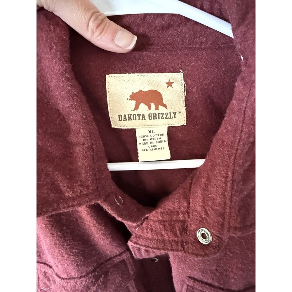 Dakota Grizzly Long Sleeve Button Down Shirt Thick Cotton, Mens Sz XL Lot Of 3 - Picture 6 of 7